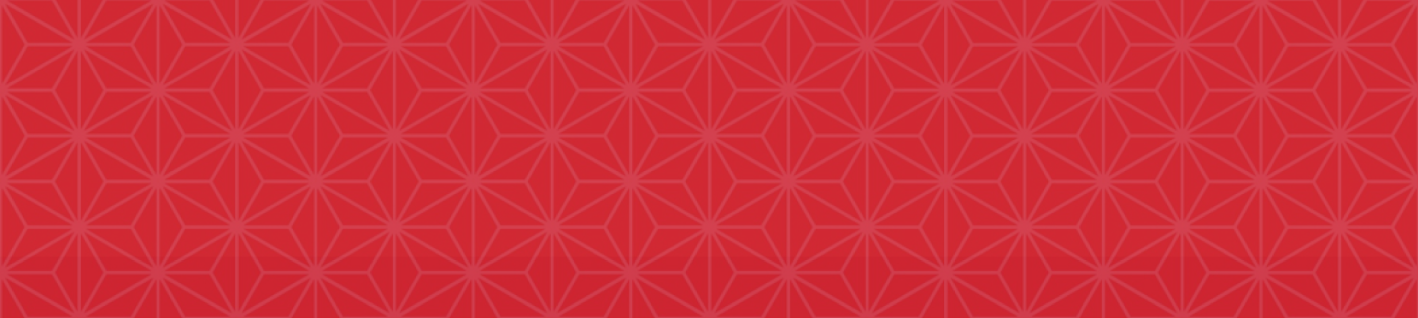 Red star-diamond pattern