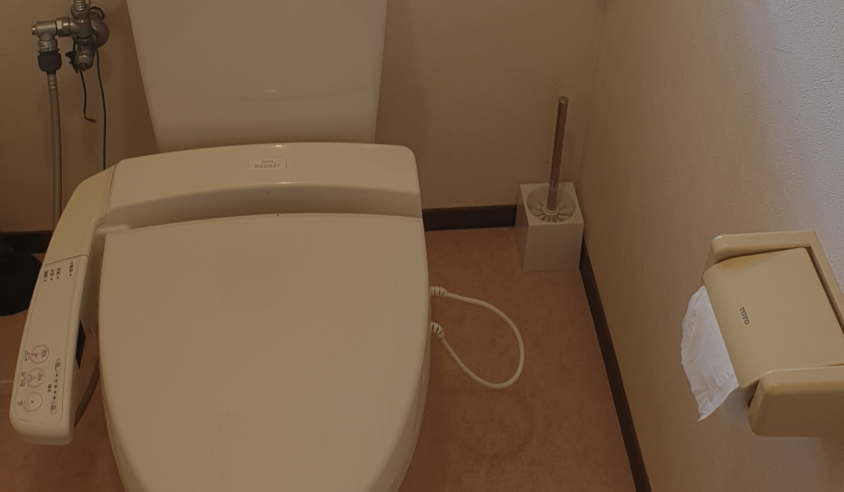 Modern japanese toilet of share house in Fukuoka